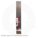 switch pack for street light column