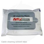 PF solvent cable cleaning wipes