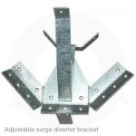 adjustable surge diverter bracket