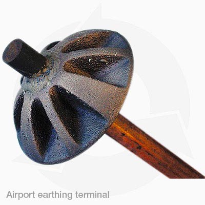 Airport earthing terminals