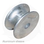 Aluminium sheave