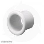Bell mouths communications conduit