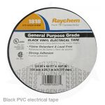 black pvc electrical tape