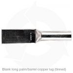 blank long palm barrel copper lug