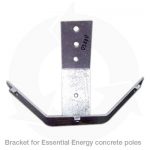 bracket for essential energy concrete poles