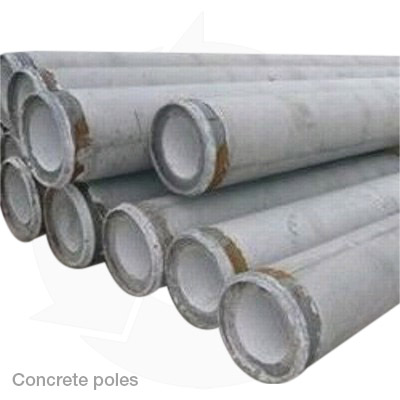 concrete poles