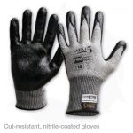 cut resistant nitrile coated gloves