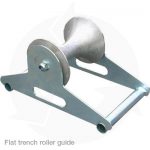 flat trench roller guide