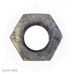 Galvanised lock nut