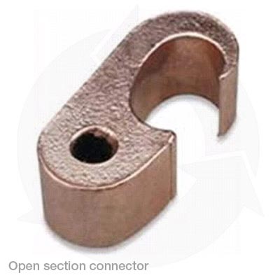 Open section connector