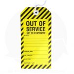 out of service safety tag