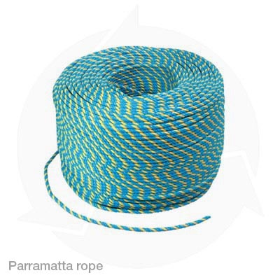 Parramatta telstra blue yellow rope