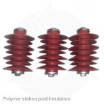 Polymer station post insulators
