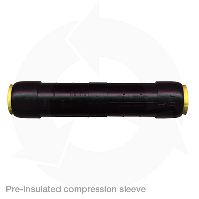 pre-insulated compression sleeve