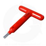 red dipped insulated 5mm t wrench hexagonal allen key