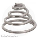 Stainless steel coil washer