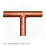 T-joint compression connector