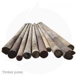 wood timber poles