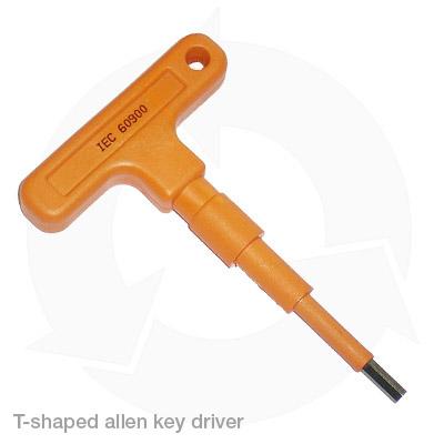 insulated T shaped allen key driver
