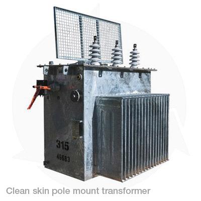 clean pole transformer